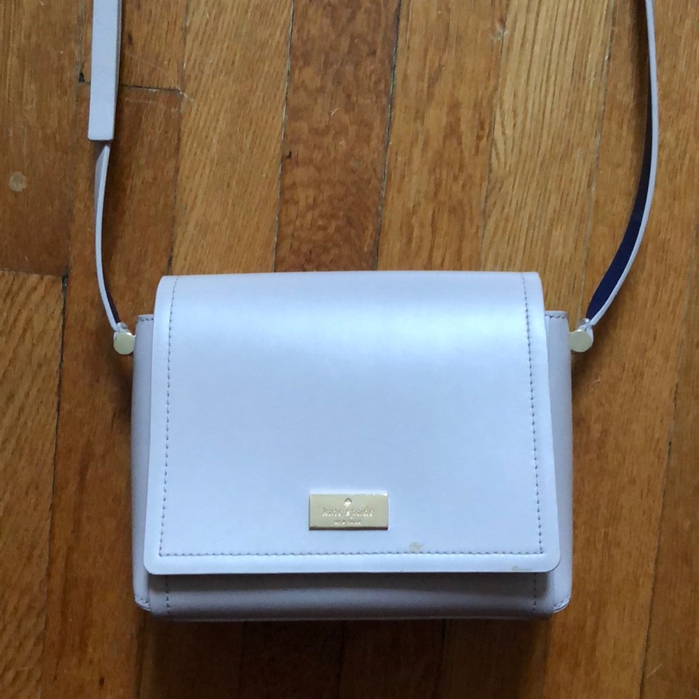 Kate Spade purse, gray, crossbody